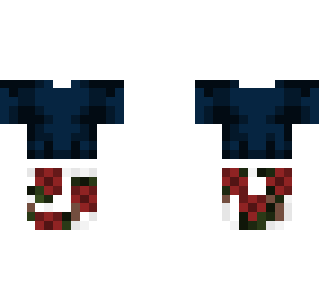 a floral  outfit