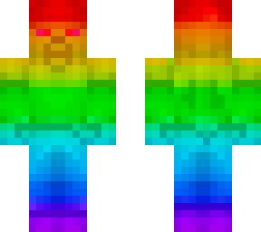 evil rainbow steve