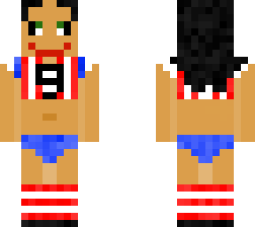 girl in soccer body paint