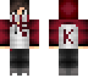 hoodie red boy