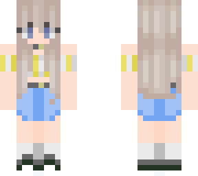 stripy summer kelp girl