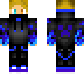 blue flames