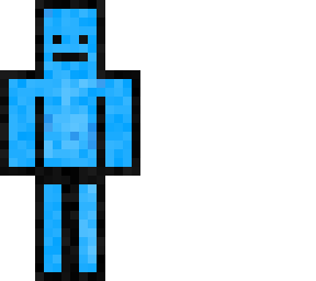 blue man