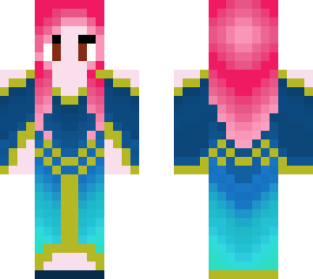 blue medival girl