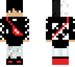off - white black hair