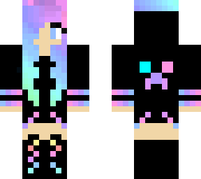 pastel rainbow girl