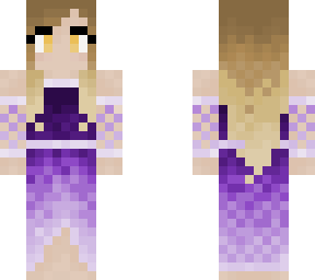 purple dress witch