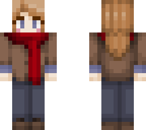 red scarf