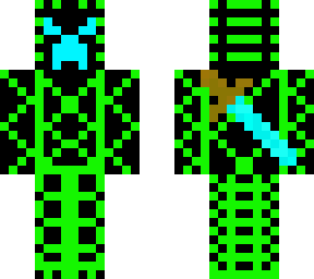 cool suit updated with diamond sword