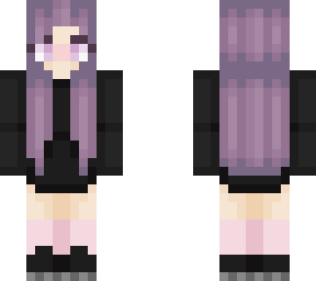 derp face kawaii purple girl
