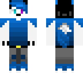 furry blue
