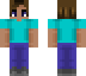 my version of steve (my first ever boy skin yaya!)