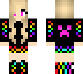 rainbow creeper girl (upgraded)