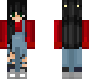 red overalls
