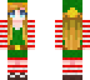blonde christmas elf (edit)