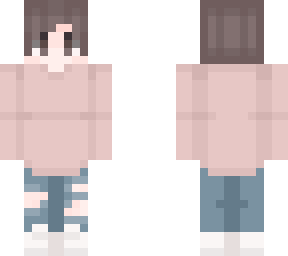 boy pink sweater
