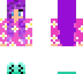 flower headphone girl