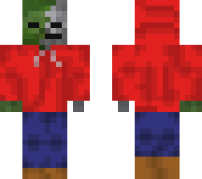 hooded zombie skeleton