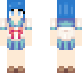 li'l blue-school uniform