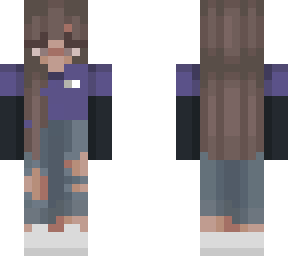 purple shirt