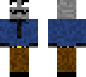 stone block in business suit