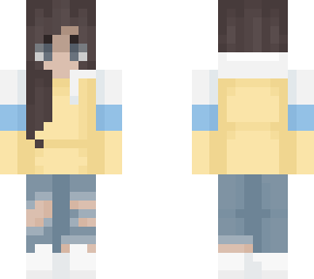 yellow hoodie