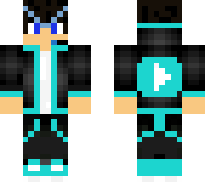 angry blue youtuber boy
