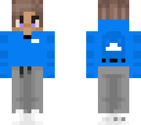 blue girl