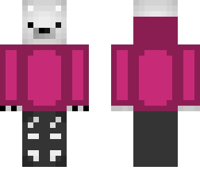 pink hoodie white panda