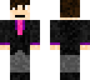 pink tie straight face