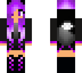 purple wolf girl (edit)