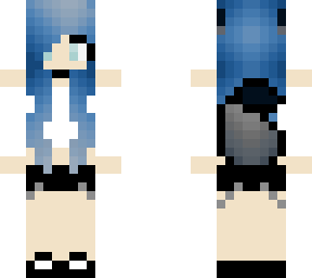 blue wolfgirl