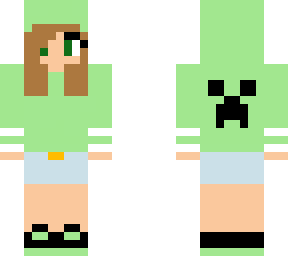 creeper hoodie girl
