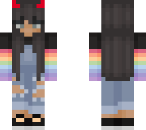 cute devil pride girl