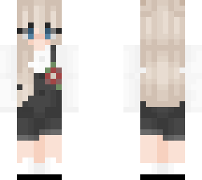 cute floral ovealls girl