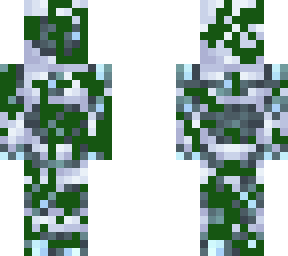 green paint stained robot