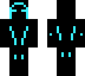 neon hooded figure