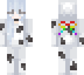 rainbow bow cow
