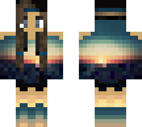 sunset girl