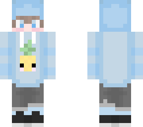 blue pineapple boy (edited, taken from blue pineapple hoodie boy)