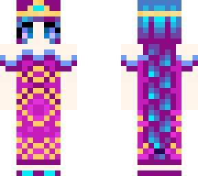 blue/purple princess