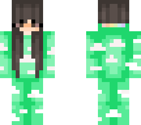 green cloud egirl