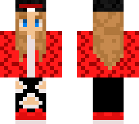 minecraft female skater skin