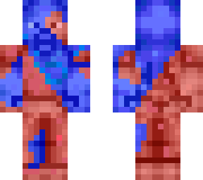 red and blue steve merge