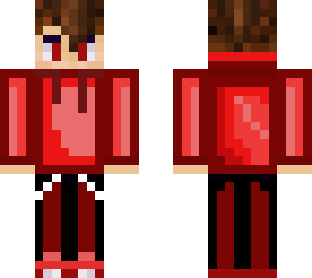 red boy with hoodie