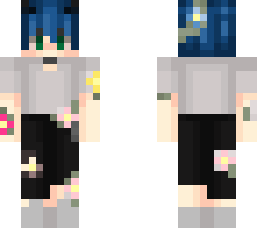 redrawn blue hair
