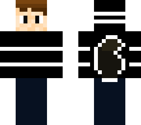 the black and white fox boy