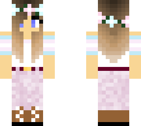 trans flag girl