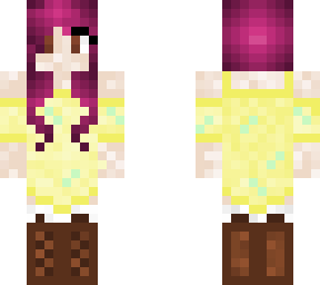 yellow dress