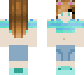 at the beach cat girl